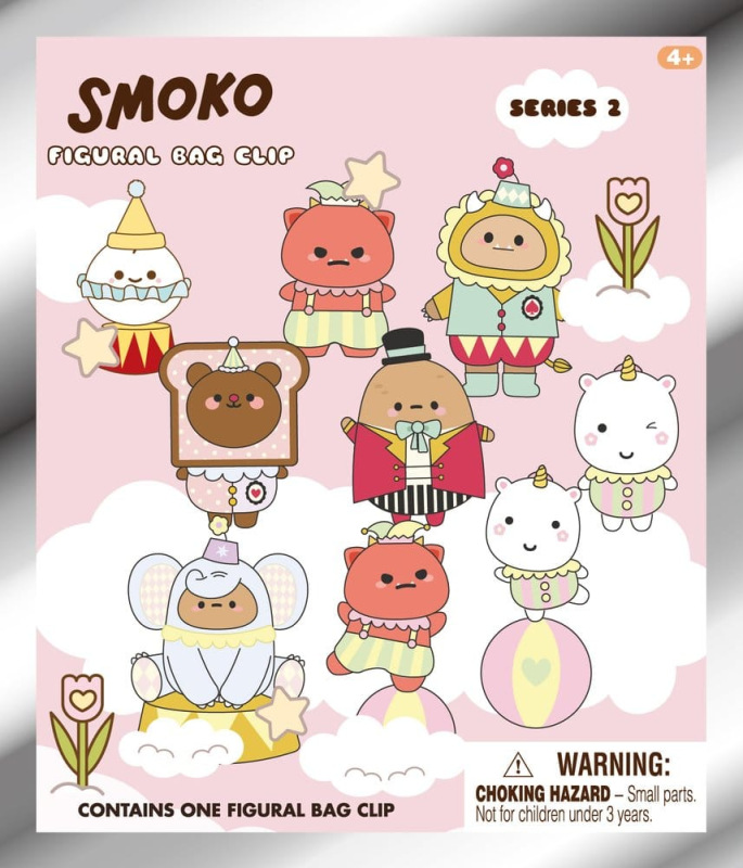 Smoko 3D PVC Bag Clips Series 2 Display (24) 1