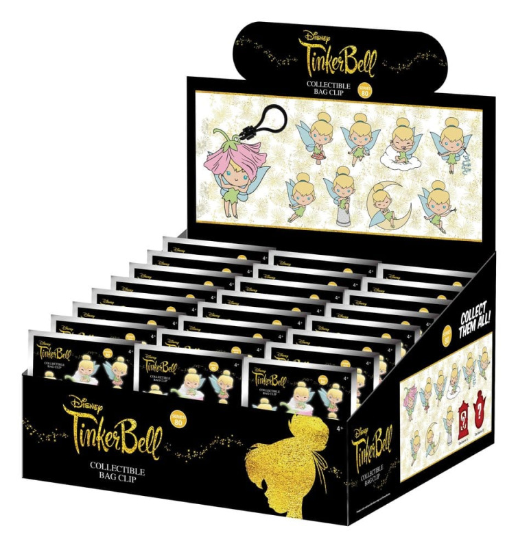 Tinker Bell 3D PVC Bag Clips Series 81 Blind Bag Display (24) 2