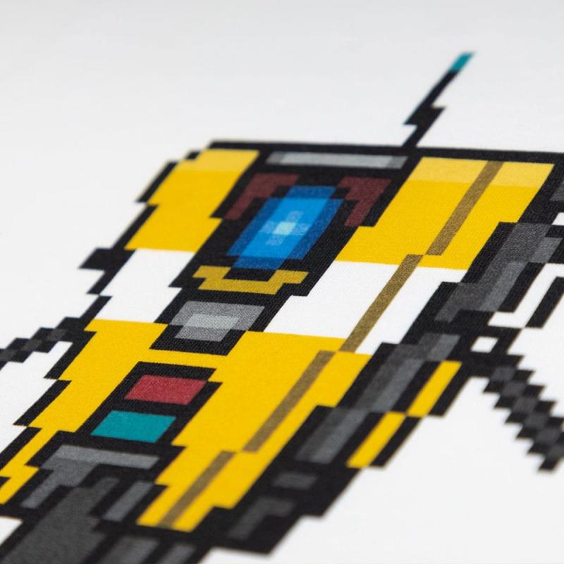 Borderlands T-Shirt Claptrap Pixel Art Size L