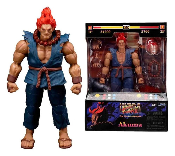 Street Fighter II Action Figure Akuma 15 cm 4