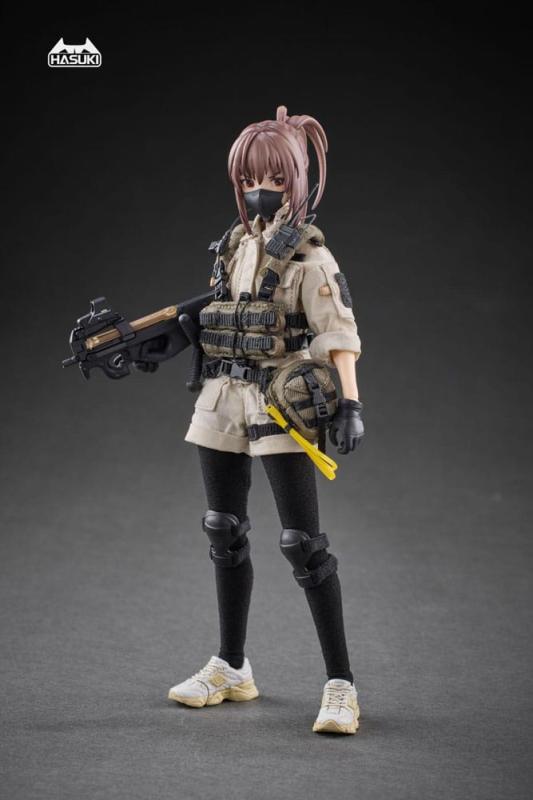 Pocket Art Action Action Figure 1/12 PA006 Reizei Hiyo the Security 15 cm