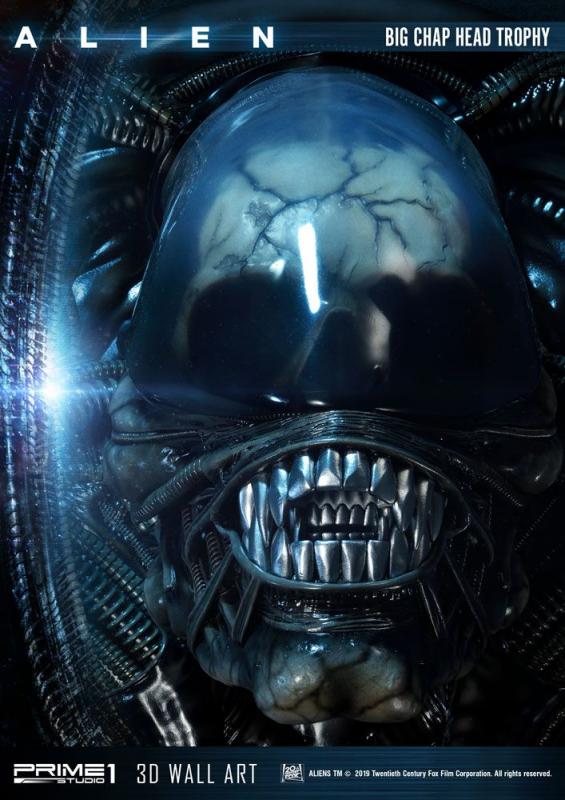 Alien: Big Chap Head Trophy - 3D Wall Art 58 cm - Prime 1 Studio