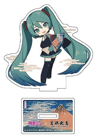 Hatsune Miku x Katsushika Hokusai iXima Die-Cut Acrylic Stand Assortment 10 cm 6