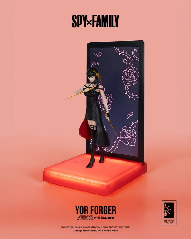 Spy x Family Neon Figure 1/9 Yor Forger 20 cm 4