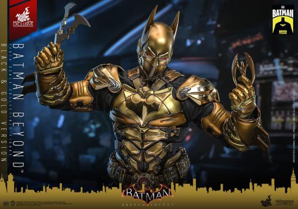 Batman: Arkham Knight Videogame Masterpiece Action Figure 1/6 Batman Beyond (Black & Gold Version) 3 4