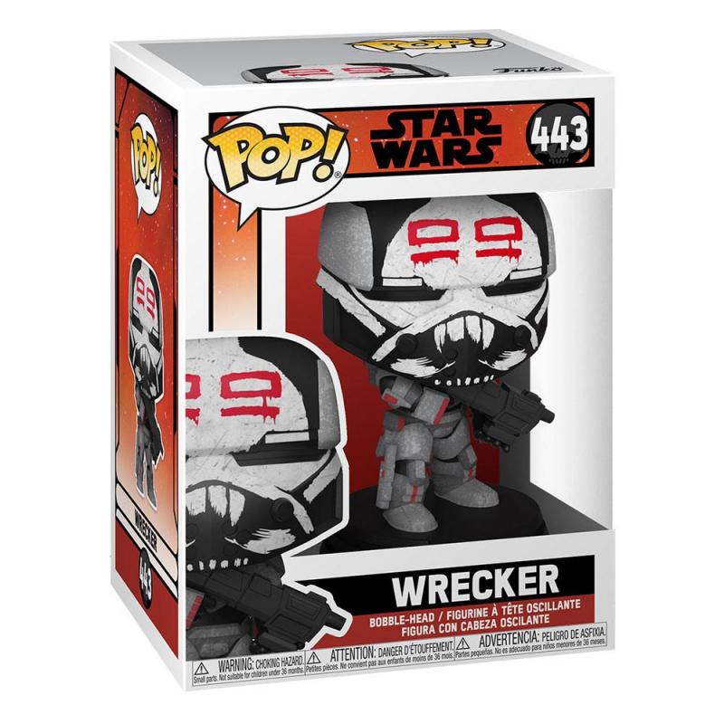 Star Wars The Bad Batch: Wrecker 9 cm POP! TV Vinyl Figure - Funko