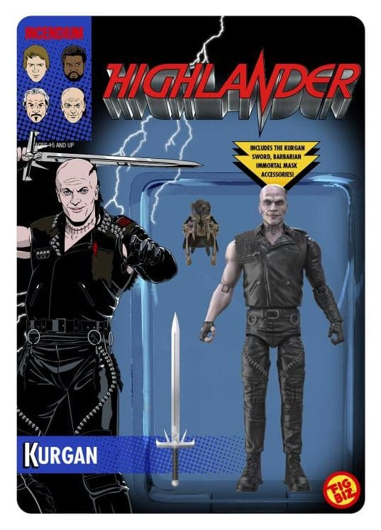 Highlander FigBiz Action Figure The Kurgan 13 cm 2