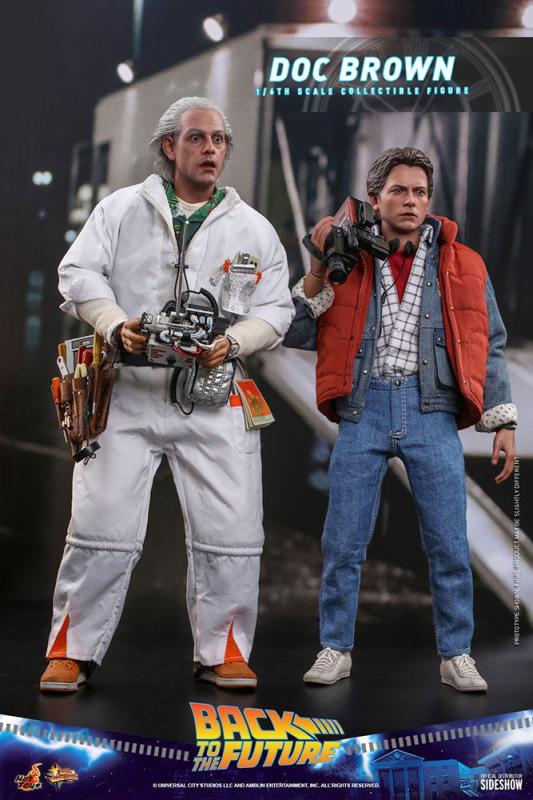 Back To The Future Movie Masterpiece Action Figure 1/6 Doc Brown 30 cm 6