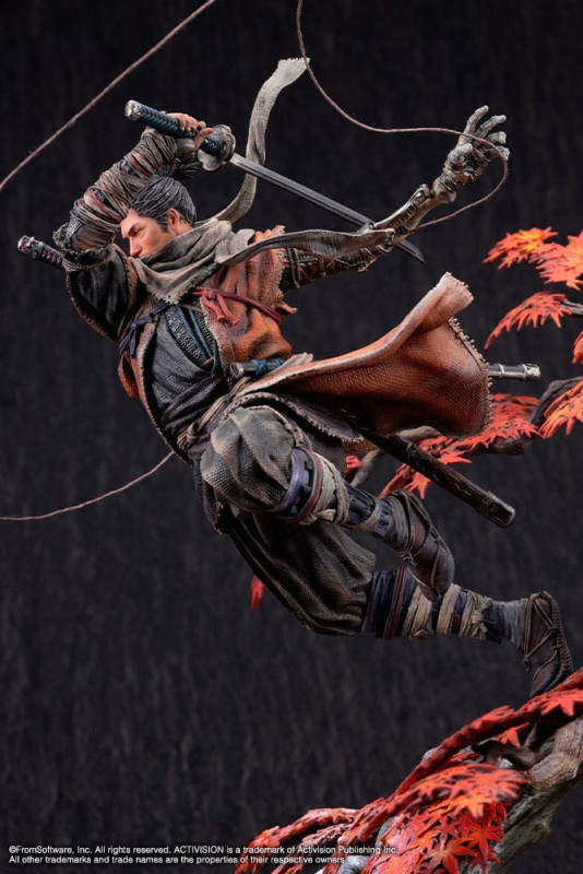 Sekiro: Shadows Die Twice PVC Statue 1/7 Wolf 42 cm 9