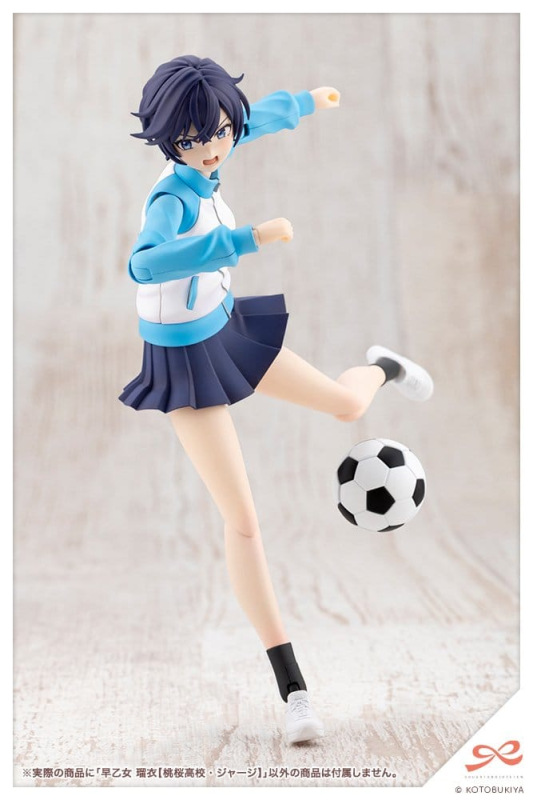 Sousai Shojo Teien Plastic Model Kit 1/10 Rui Saotome Touhou High School Tracksuit 16 cm 5