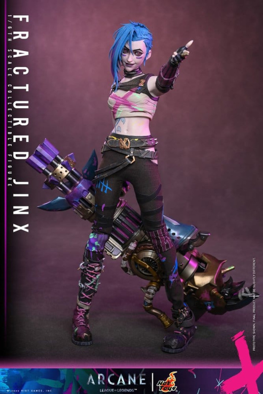Arcane Action Figure 1/6 Fractured Jinx 28 cm 14