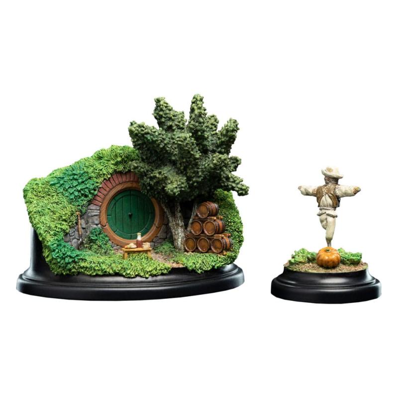 The Hobbit An Unexpected Journey: Hobbit Hole 15 Gardens Smial 14,5 x 8 cm Diorama -  Weta