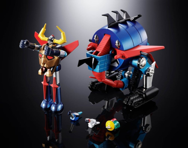 Dino Mech Gaiking Chogokin Action Figure Daikumaryu & Gaiking 20 cm 7