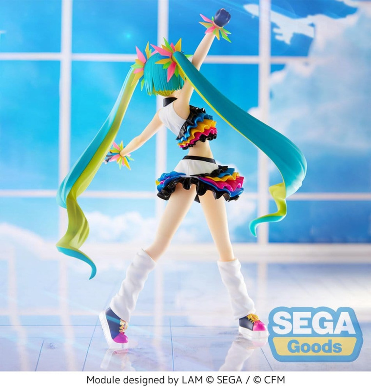 Hatsune Miku Project DIVA MEGA39's FIGURIZM PVC Figure Hatsune Miku - Catch the Wave 25 cm 2