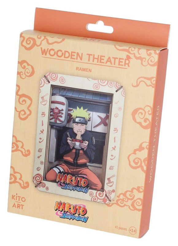 Naruto Model Kit Wooden Theatre Ramen (Medium) 14 cm 5