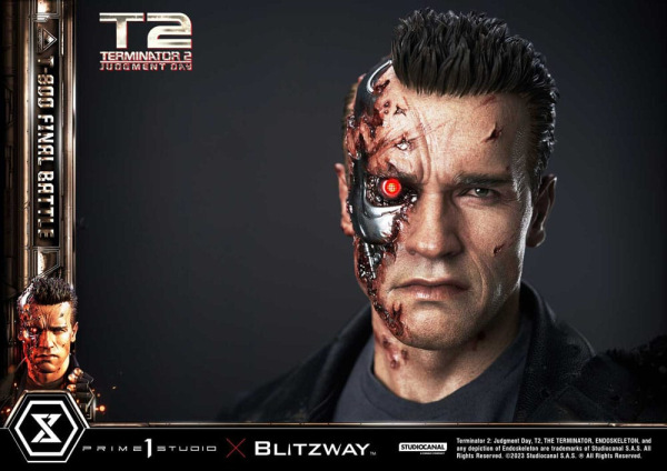 Terminator 2 Museum Masterline Series Statue 1/3 T-800 Final Battle Regular Version 75 cm 10