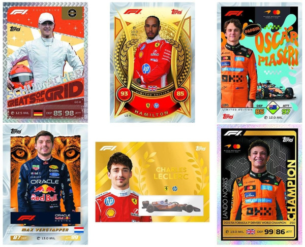 Formula 1 Turbo Attax 2026 Trading Cards Display (24) 1