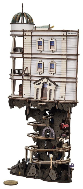 Harry Potter 3D Wooden Puzzle Gringotts Bank Marble Run 6
