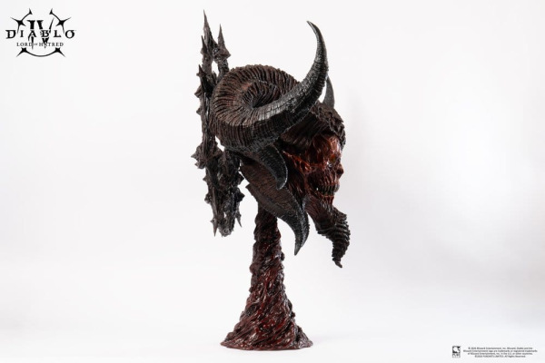 Diablo IV Art Mask Replica 1/1 Scale Lord of Hatred Mephisto 94 cm 6