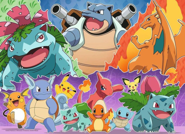 Pokémon Puzzle 4-Pack Pokémon Buddies (4x100 Pieces) 4