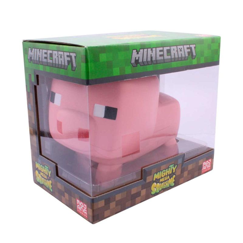 Minecraft Mighty Mega Squishme Anti-Stress Figure Pig 25 cm 2