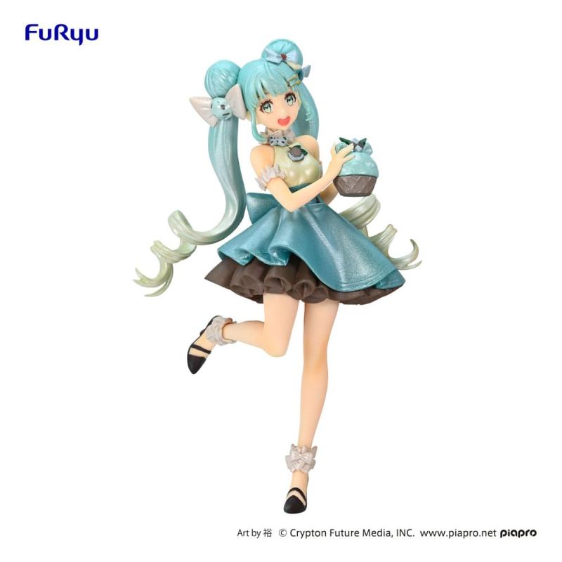 Hatsune Miku PVC Statue Hatsune Miku Chocolate Mint Pearl Color 17 cm