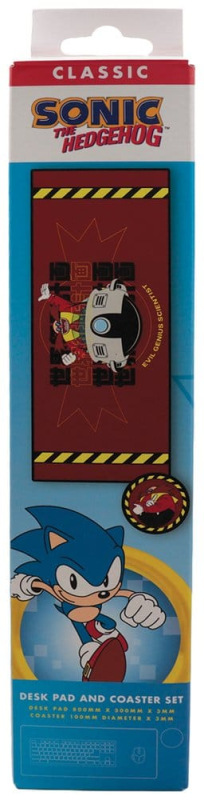 Sonic - The Hedgehog Desk Pad & Coaster Set Dr. Eggman 3