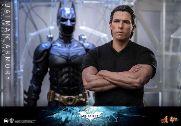 The Dark Knight Rises Movie Masterpiece Action Figures & Diorama 1/6 Batman Armory with Bruce Wa