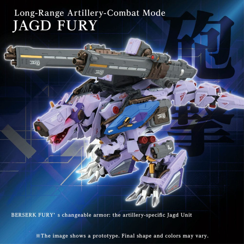 Zoids Model Kit Accesoory Set AM-Z01CP Berserk Fury Sturm & Jagd Unit 4
