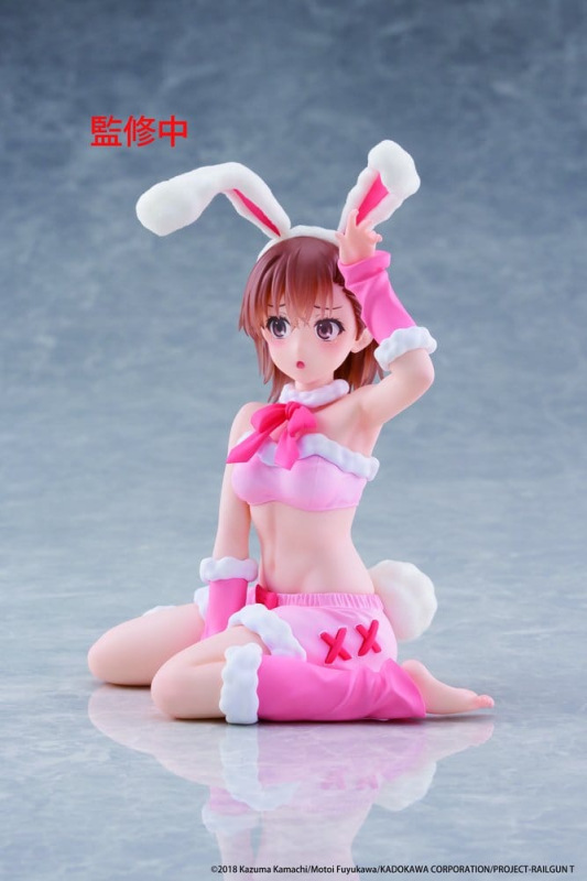 A Certain Scientific Railgun Moflock PVC Figure Mikoto Misaka (Fluffy Bunny Ver.) 13 cm 9