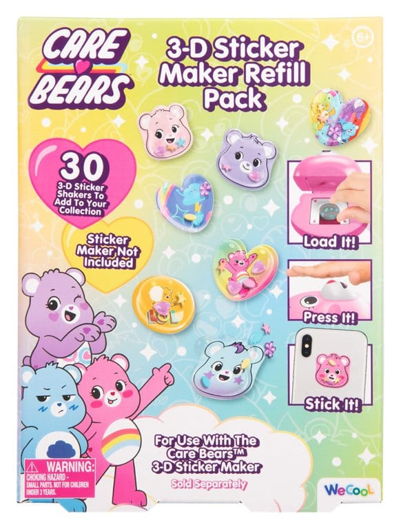 Care Bears 3D Sticker Maker Refills 2