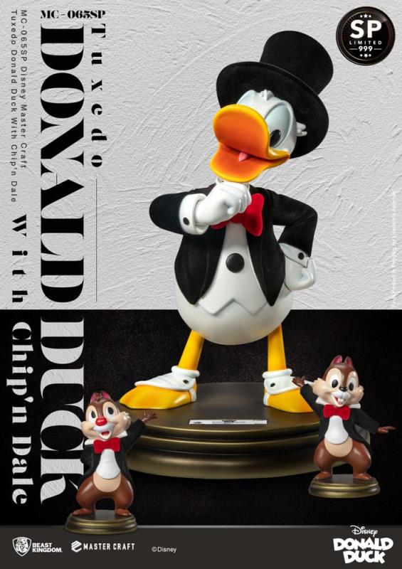 Disney 100th: Tuxedo Donald Duck (Chip'n und Dale) 40 cm Master Craft Statue - BKT