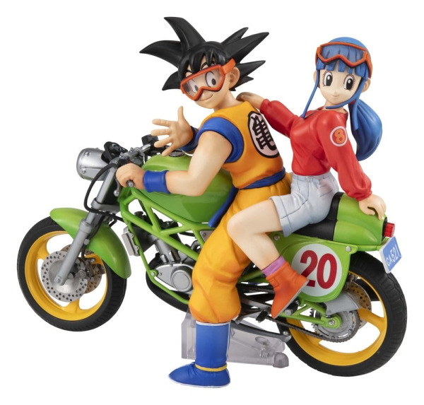 Dragon Ball Z Desktop Real McCoy PVC Figure 05 Son Goku & Chichi Limited Repeat Ver. 15 cm 1