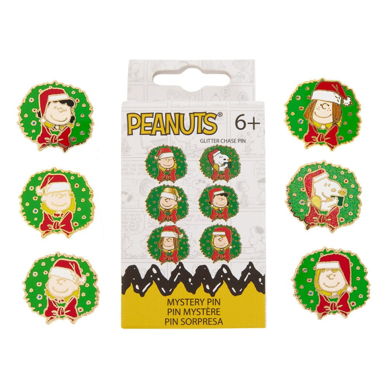 Peanuts by Loungefly Enamel Pins Blind Box Snoopy and Friends Holiday Assortment (12)