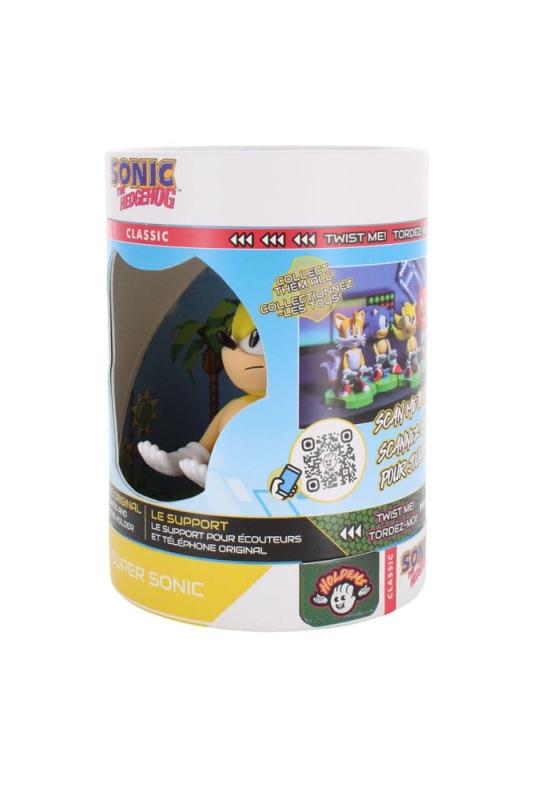 Sonic The Hedgehog Holdem Cable Guy Super Sonic 10 cm