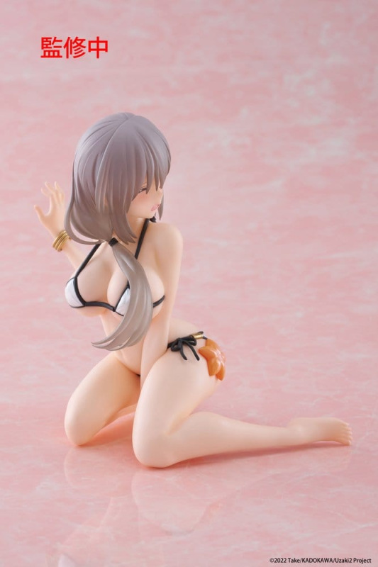 Uzaki-chan Wants to Hang Out! PVC Statue Desktop Cute Figure Tsuki Uzaki (Swimwear Ver.) 13 cm 4
