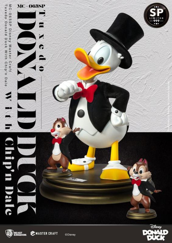 Disney 100th: Tuxedo Donald Duck (Chip'n und Dale) 40 cm Master Craft Statue - BKT