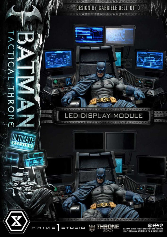 DC Comics Throne Legacy Collection Statue 1/3 Batman Tactical Throne Ultimate Version 57 cm 8