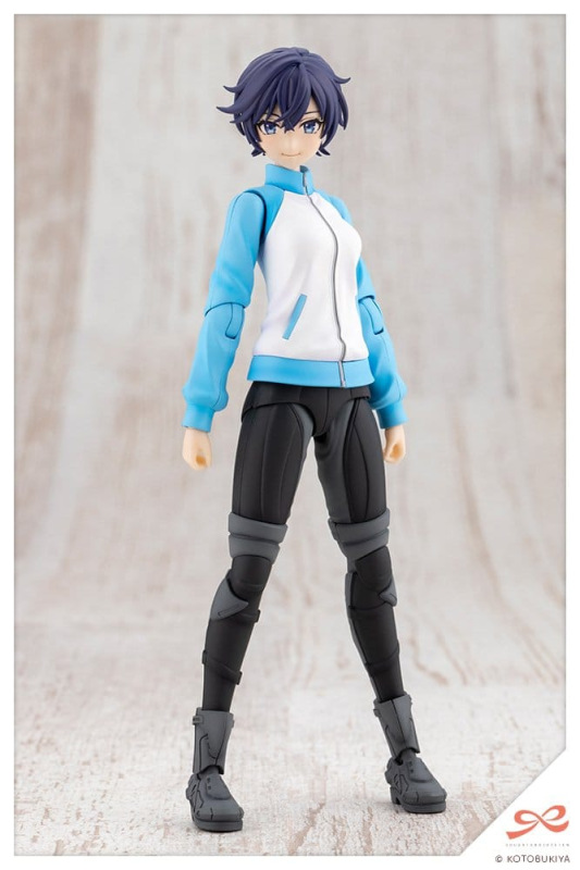 Sousai Shojo Teien Plastic Model Kit 1/10 Rui Saotome Touhou High School Tracksuit 16 cm 11