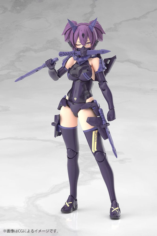Megami Device Plastic Model Kit 1/1 Asra Ninja Kaname Shadow Edition Full Package 14 cm 6