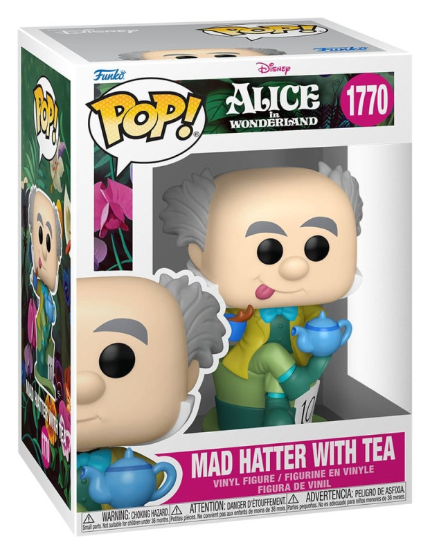 Alice in Wonderland POP! Vinyl Figure Mad Hatter with Tea 9 cm 1