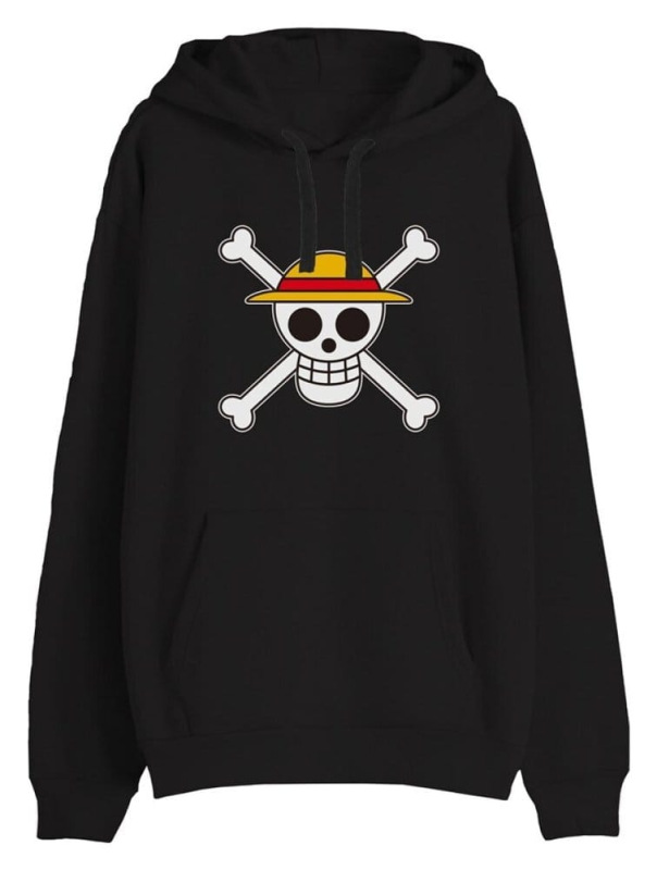 One Piece Sweater Skull Black Size S 1