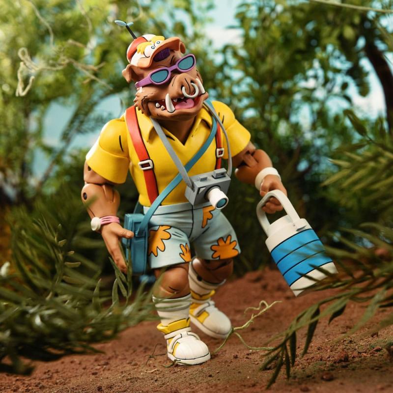 Teenage Mutant Ninja Turtles (Cartoon 1980) Action Figure 2 Pack Vacation Bebop and Rocksteady 18 cm