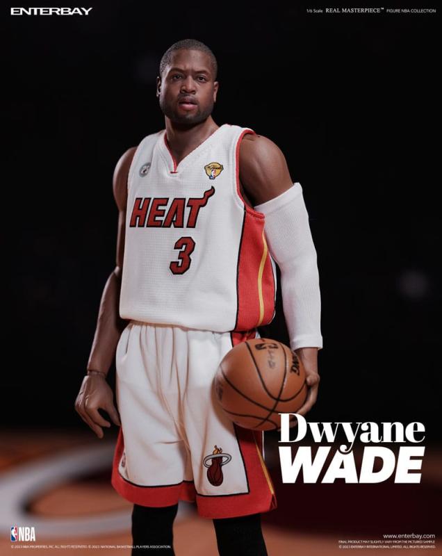 NBA Collection: Dwyane Wade 1/6 Real Masterpiece Action Figure - Enterbay