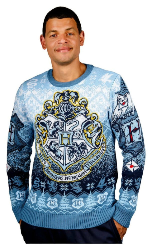 Harry Potter Christmas Sweater Hogwarts Size L 1