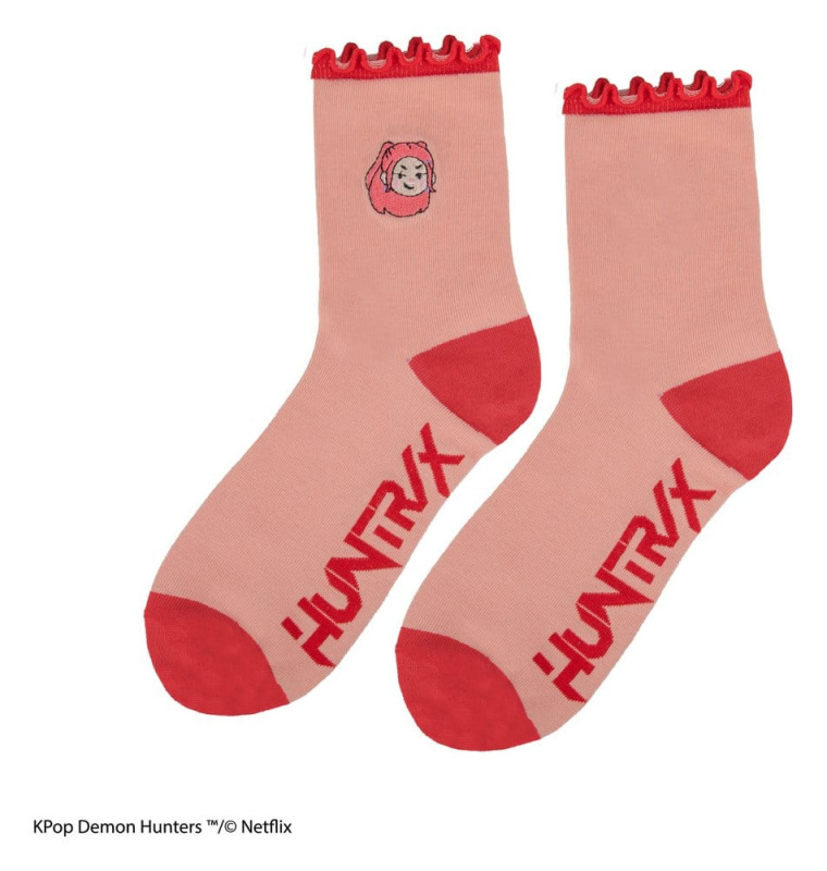 KPop Demon Hunters Socks Set of 3 HUNTR/X 10
