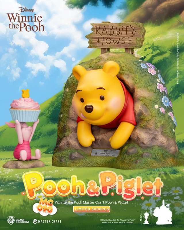 Disney Master Craft Statue Pooh & Piglet 33 cm 6
