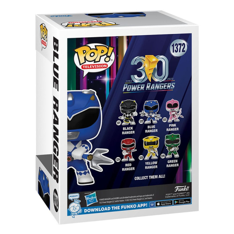 Power Rangers 30th POP! TV Vinyl Figure Blue Ranger 9 cm 2