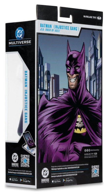 DC Multiverse Action Figure Batman (Injustice Gang) (JLA: Rock of Ages) (Red Platinum Edtion) 18 cm 8