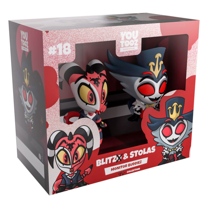Helluva Boss Vinyl Figures Blitzo & Stolas Monitor Buddiez 3